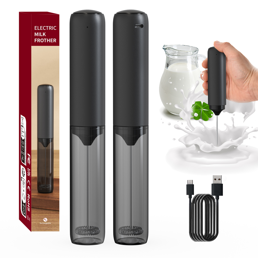 Kitchen Appliances Sales - キッチン強力なスターラーミルク泡立て器ハンドヘルドフォームメーカーラテ泡立て器ドリンクミキサーコーヒー電気充電式卵ビーター