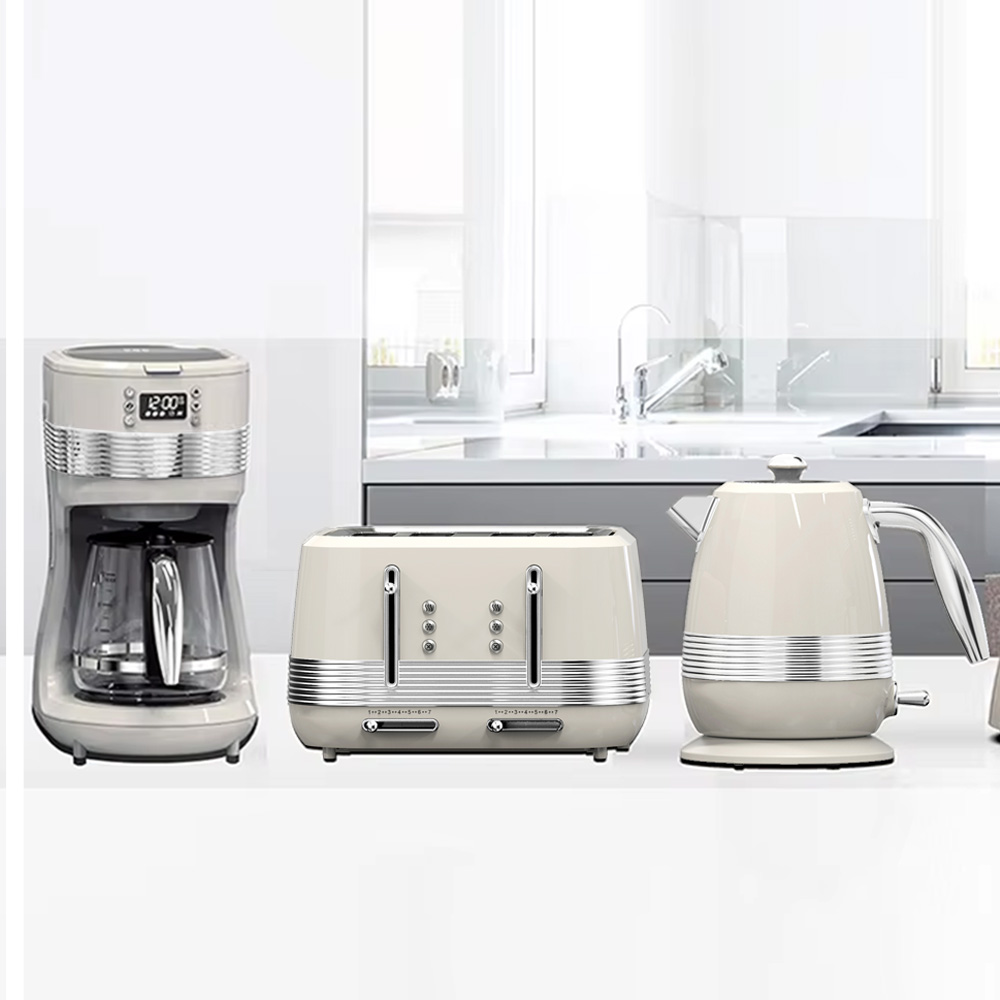 Kitchen Appliances Sales - 2026年ホットセール トースターと電気ケトル キッチン家電セット コーヒーメーカー ステンレス製電気ケトルとトースター