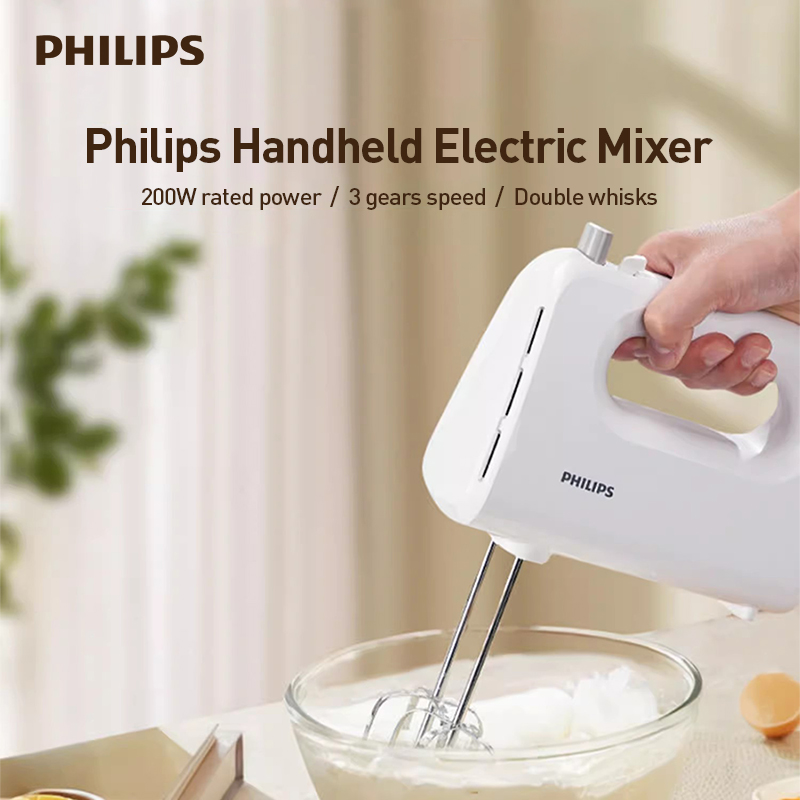 Kitchen Appliances Sales - フィリップス ハンドヘルド電動卵ビーター 3 スピード 2 ビーター自動ミキサー卵白とクリーム用家庭用キッチンツール