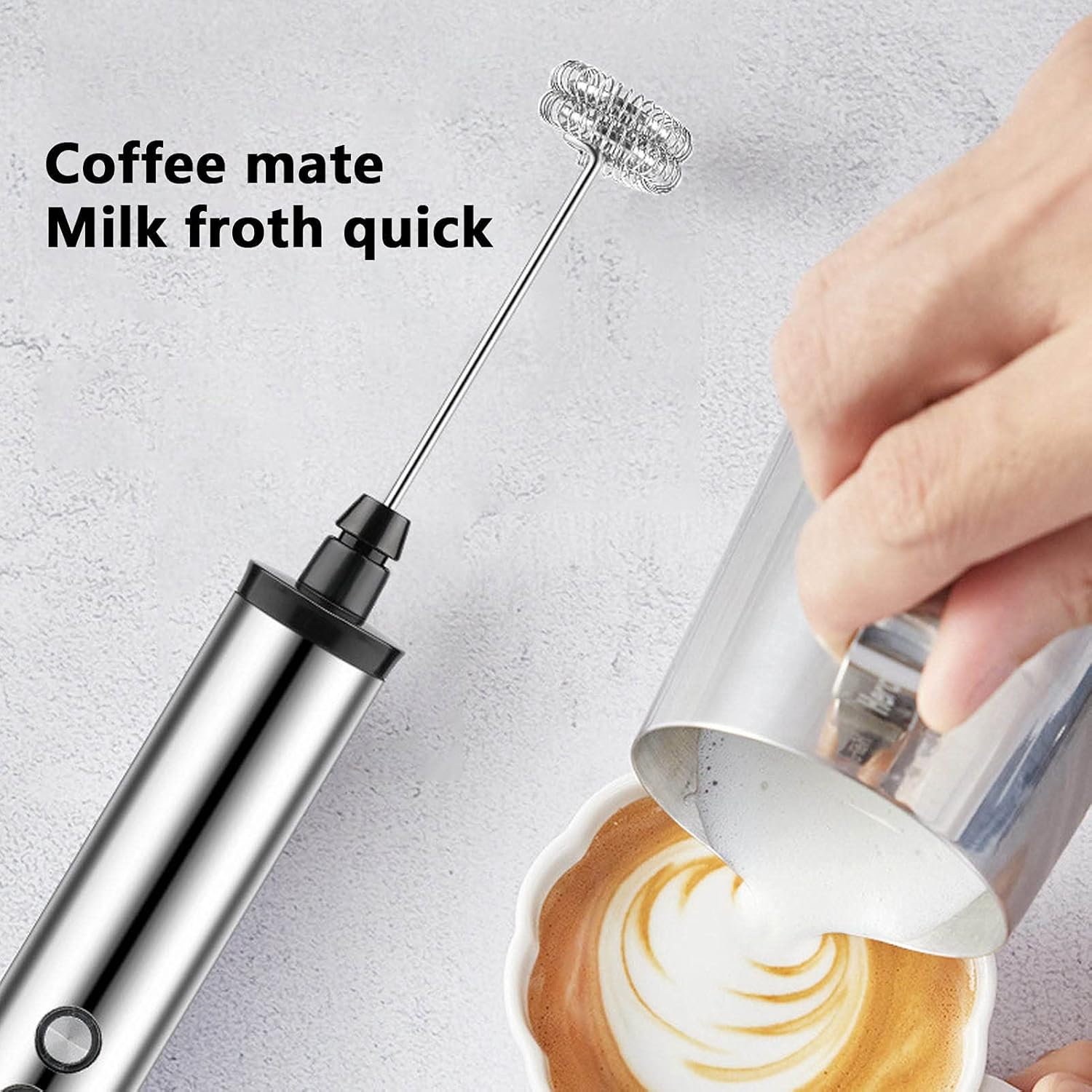 Kitchen Appliances Sales - マグパイ3in1ハンドヘルド電動ミルク泡立て器ドリンクミキサー卵ビーター充電式簡単操作泡立て器家庭用キッチンツール