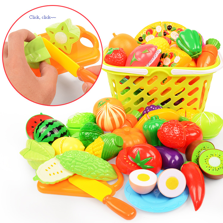 Kitchen Appliances For Kids - カッティングプレイフードセット 子供用 シミュレーション キッチンおもちゃ ごっこ遊び モンテッソーリ