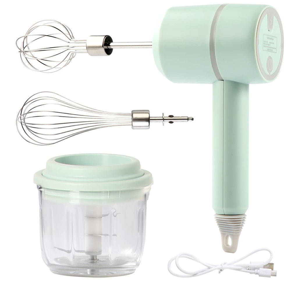 Fondue Set Electric - ポータブルブレンダーミキサーキッチンツールハンドミキサー電動フードプロセッサーセットミルク泡立て器卵ビーターケーキベーキング混練ミキサー