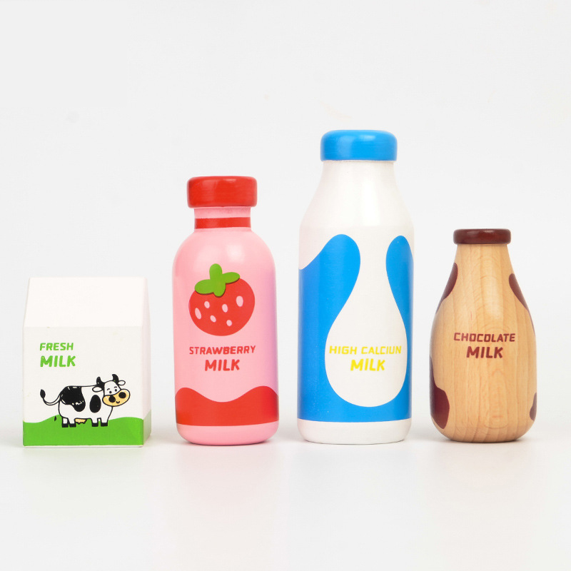 子供のための木製のミルクドリンクゲーム,シミュレーションゲー - Kitchen Appliances For Kids のレビューと価格