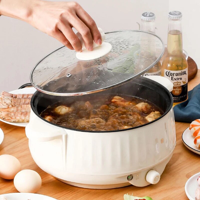 220vマルチクッカーシングル/ダブルレイヤー電気ポット1- - Fondue Set Electric のレビューと価格