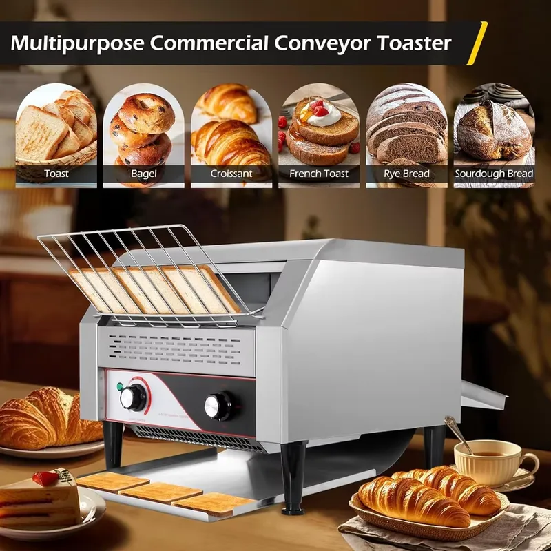 新入荷 自動4枚焼きサンドイッチブレッドトースターメーカー  - Toaster 4 Slice のレビューと価格