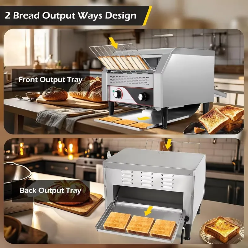 新入荷 自動4枚焼きサンドイッチブレッドトースターメーカー  - Toaster 4 Slice のレビューと価格