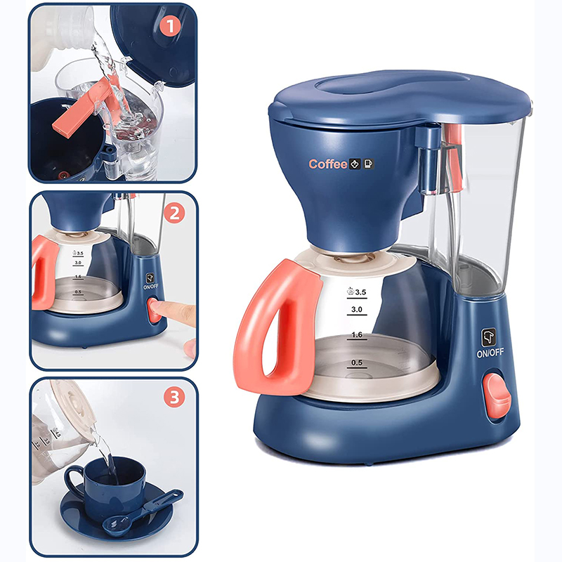 ミニ家電キッチンおもちゃ、ごっこ遊びセット コーヒーメーカー - Kitchen Appliances For Kids のレビューと価格