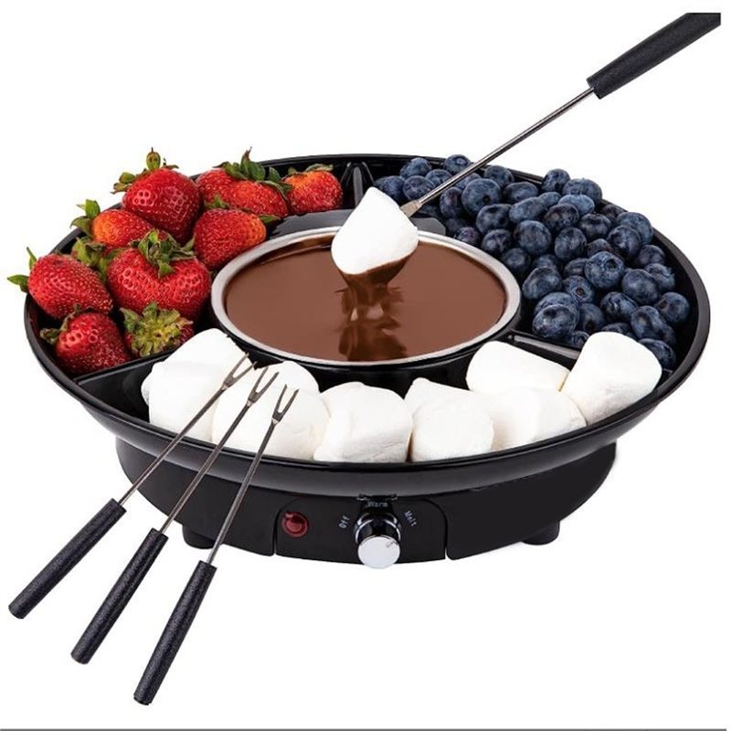 電気フォンデュポットセット 温度調節機能付き 取り外し可能な - Fondue Set Electric のレビューと価格