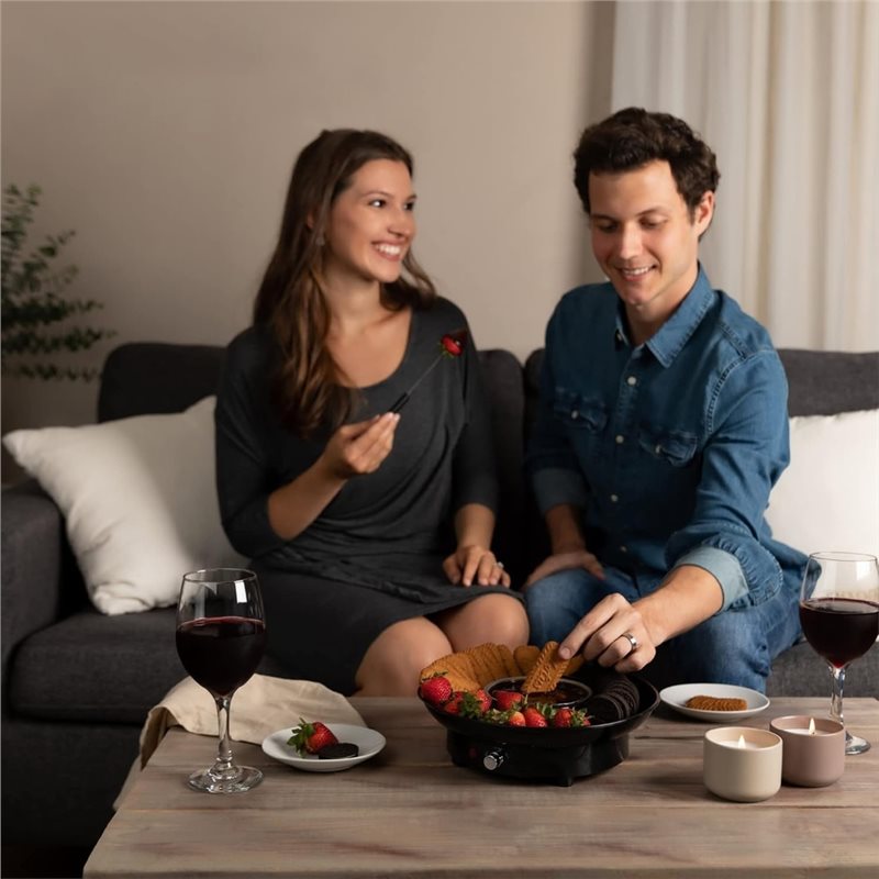 電気フォンデュポットセット 温度調節機能付き 取り外し可能な - Fondue Set Electric のレビューと価格