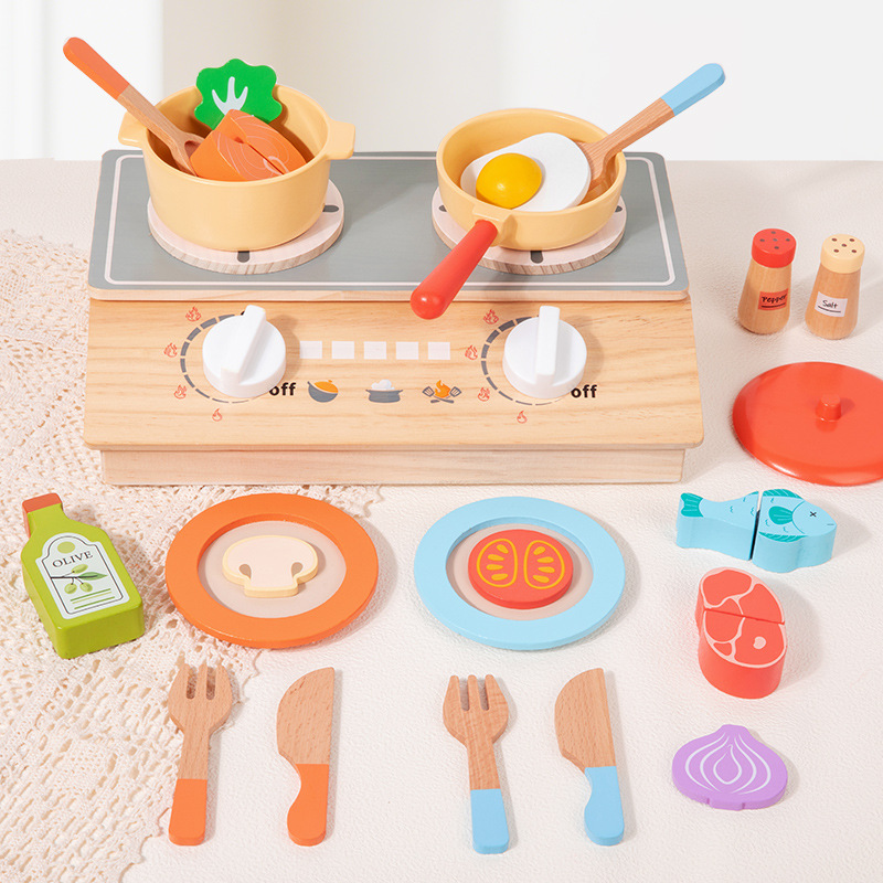 モンテッソーリ早期教育木製子供用シミュレーションキッチンごっ - Kitchen Appliances For Kids のレビューと価格