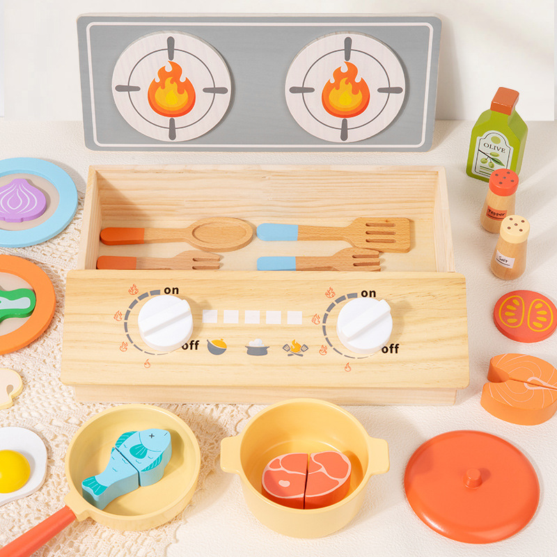 モンテッソーリ早期教育木製子供用シミュレーションキッチンごっ - Kitchen Appliances For Kids のレビューと価格
