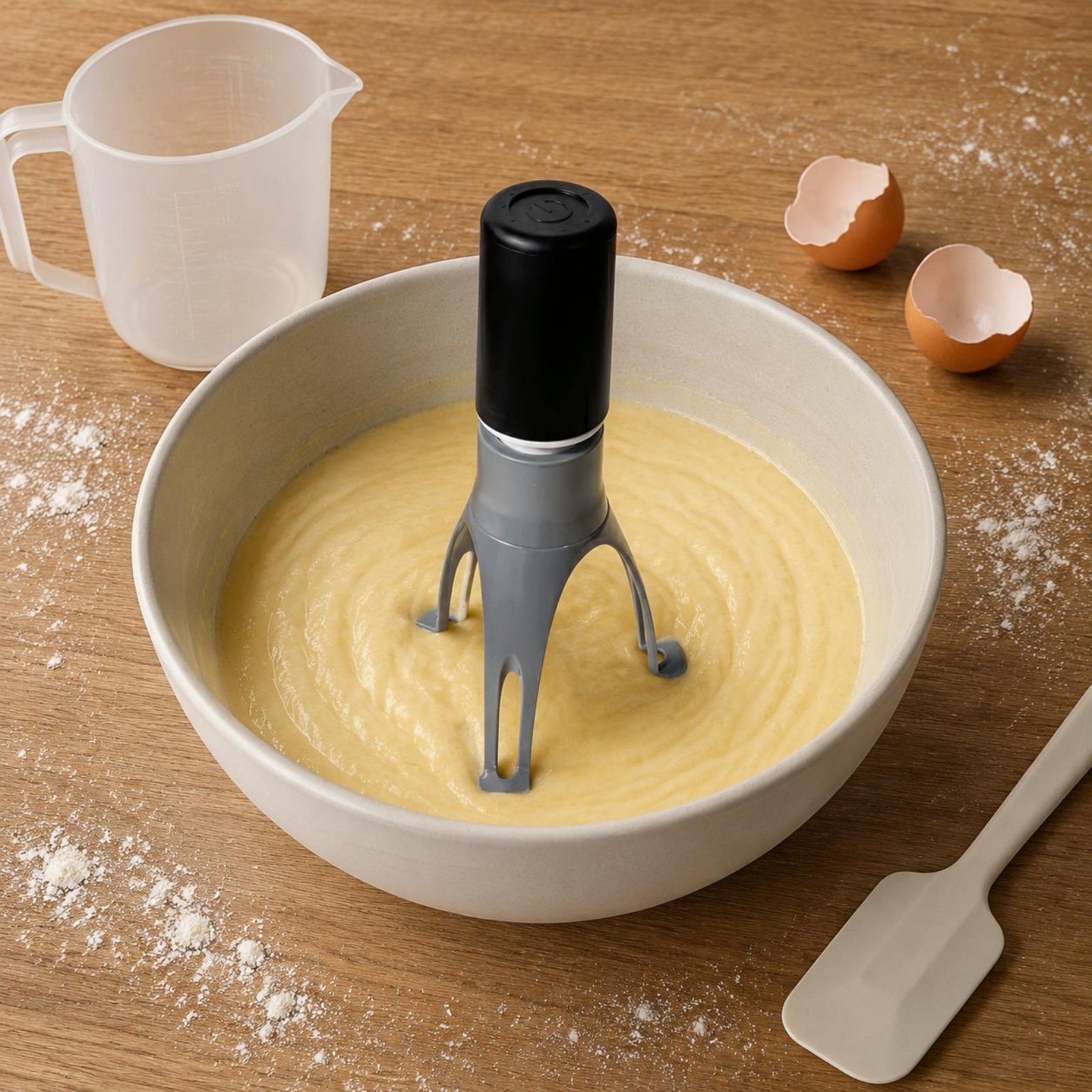自動三角攪拌機 - ハンズフリー電動卵泡立て器＆キッチンミキ - Kitchen Appliances Sales のレビューと価格