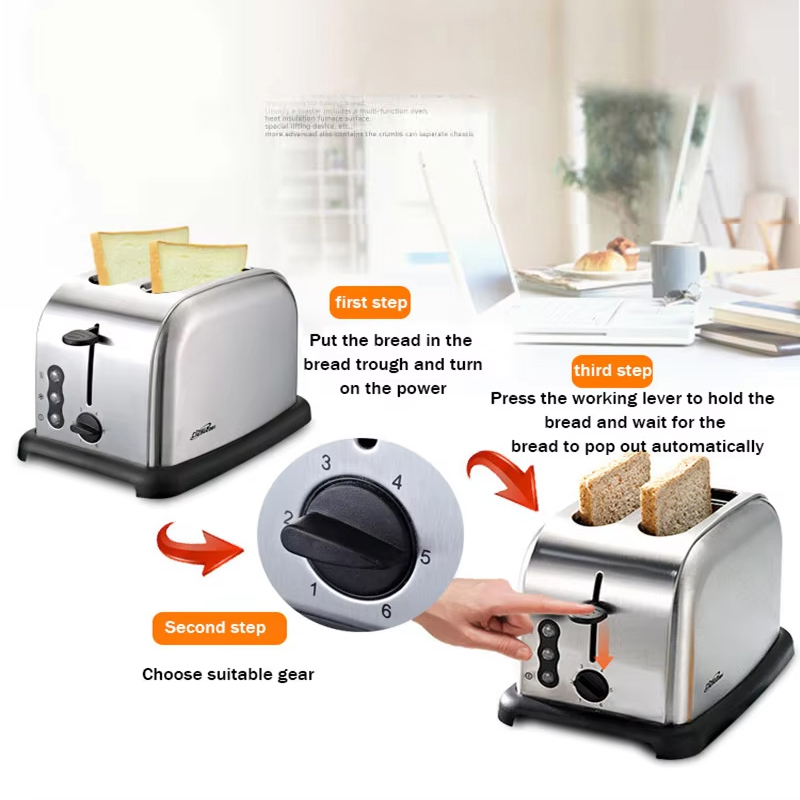 4枚焼き家庭用電気トースター、幅広スロット、可変電子制御、ス - Toaster 4 Slice のレビューと価格