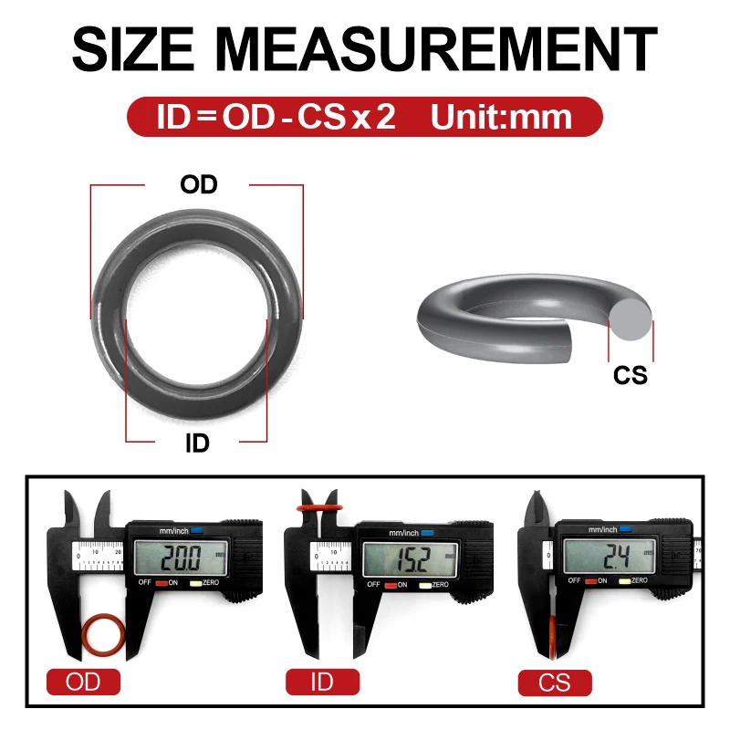 CS 1.5mm ブラック NBR O リングキット 225 - Kitchen Appliances Repair のレビューと価格