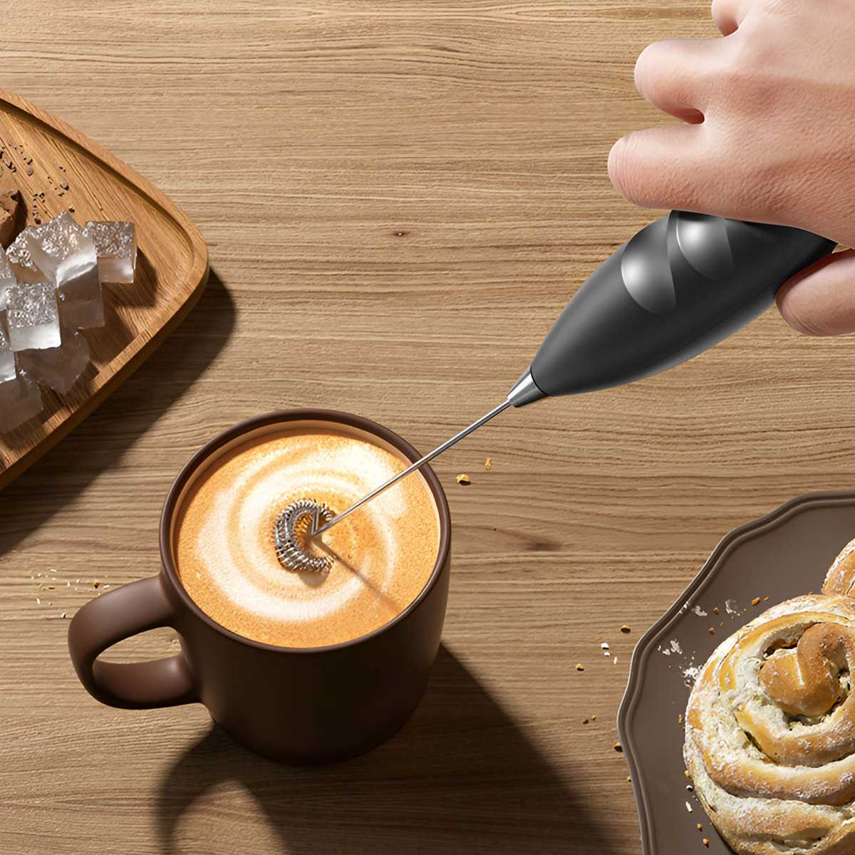 コーヒー電動ミルクフォーマー、電動泡立て器、コードレス電動飲 - Kitchen Appliances Sales のレビューと価格