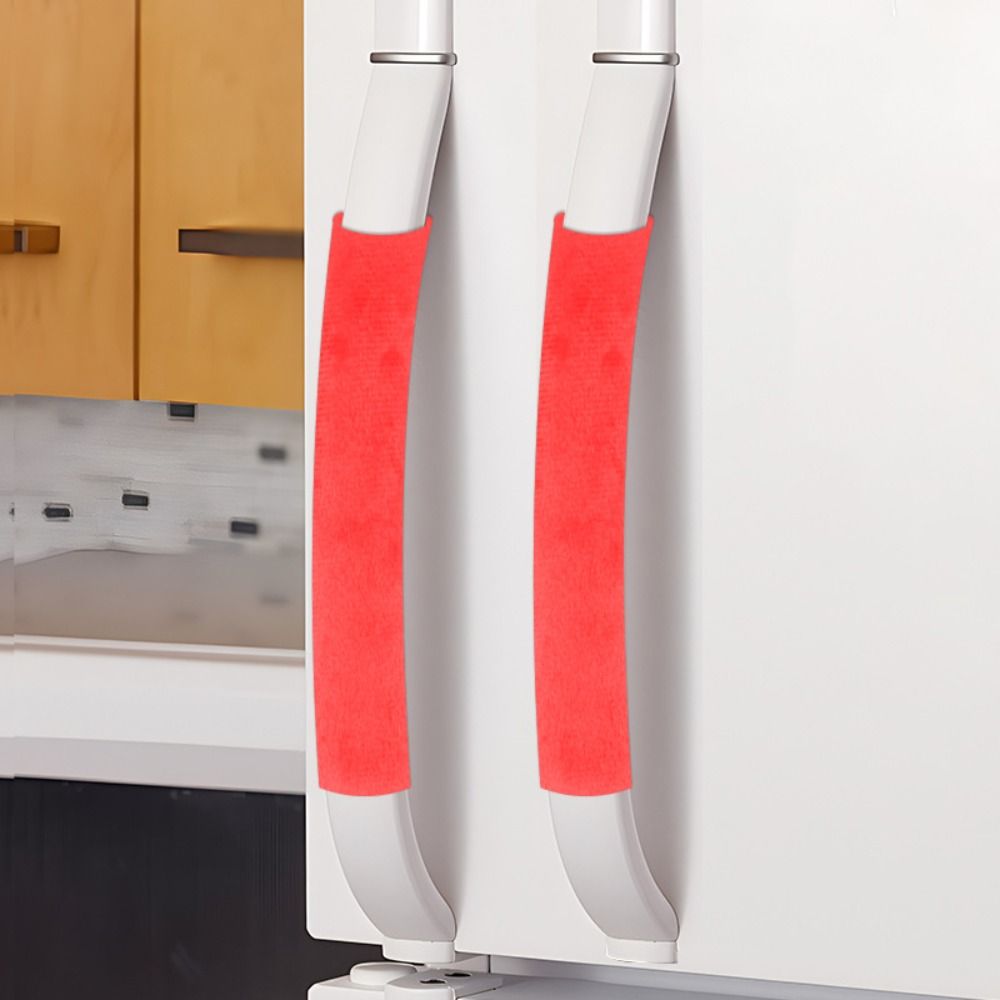 滑り止め冷蔵庫ドアハンドルカバー、キッチン家電装飾、冷蔵庫ノ - Kitchen Appliances Red Knobs のレビューと価格