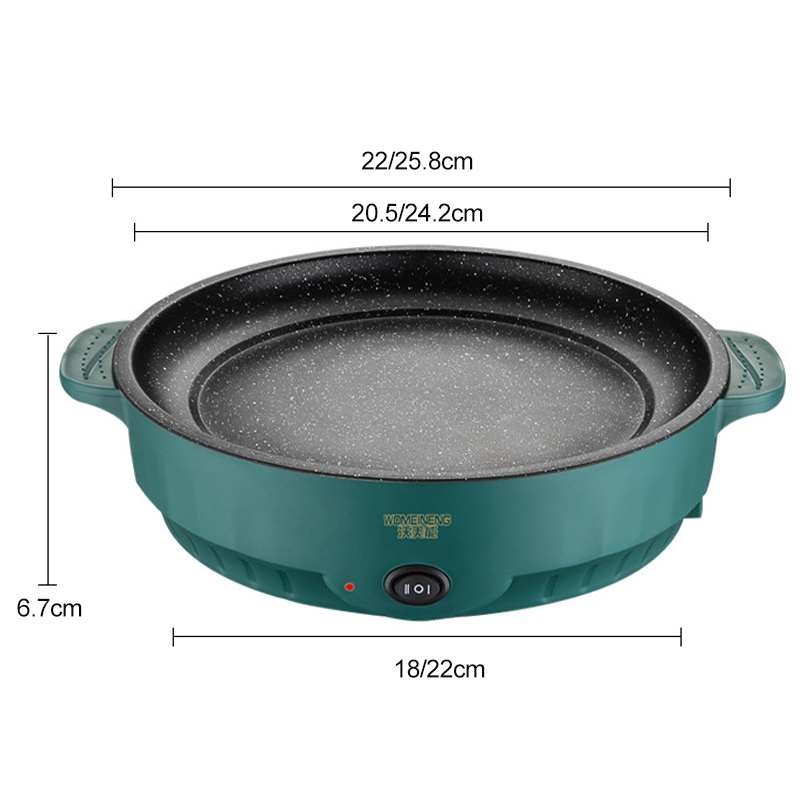 電気マルチクッカー電気フライパン 220V 家庭用バーベキュ - Fondue Set Electric のレビューと価格