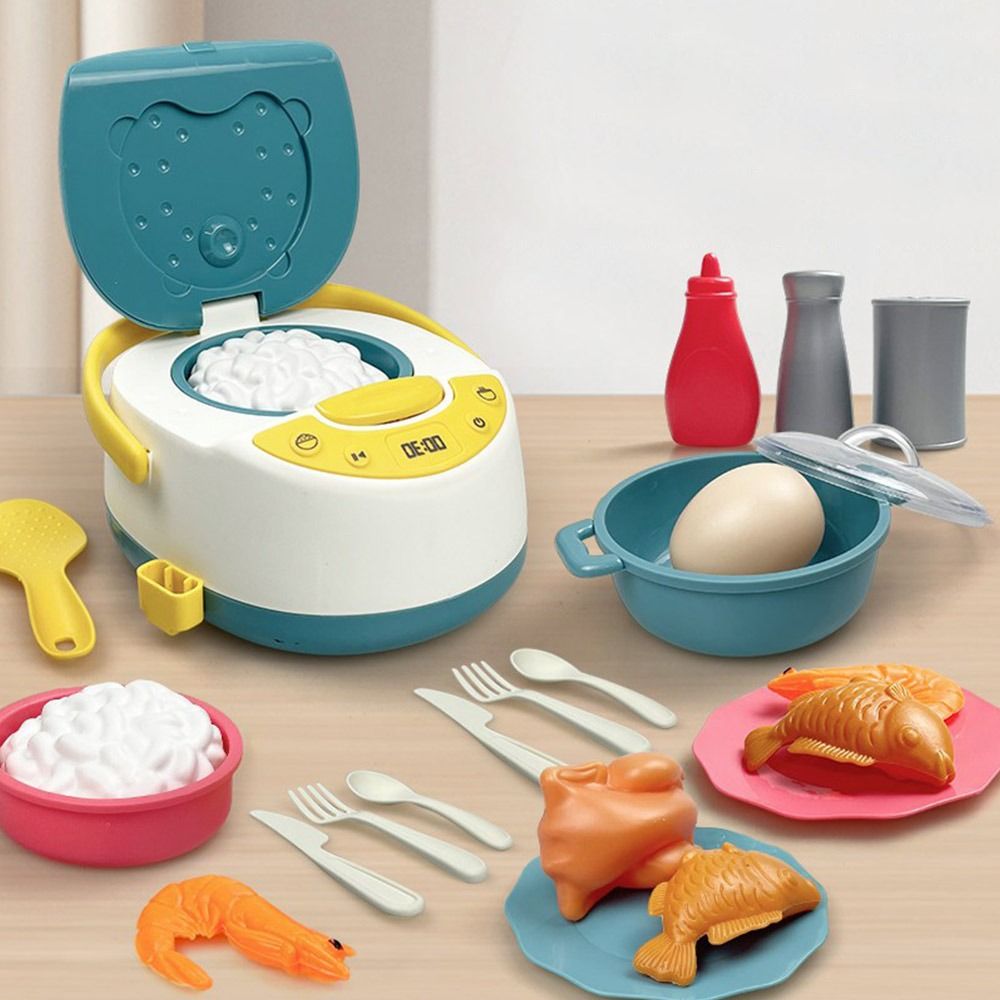 面白い多色クッキングプレイセットプラスチック製電子レンジベー - Kitchen Appliances For Kids のレビューと価格