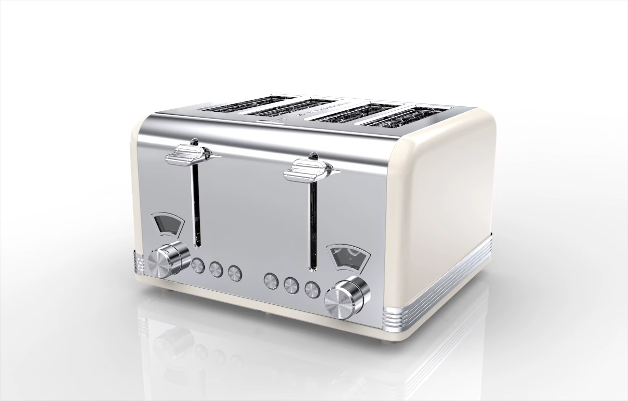 4枚焼きエクストラワイドスロットブレッドトースター 再加熱・ - Toaster 4 Slice のレビューと価格