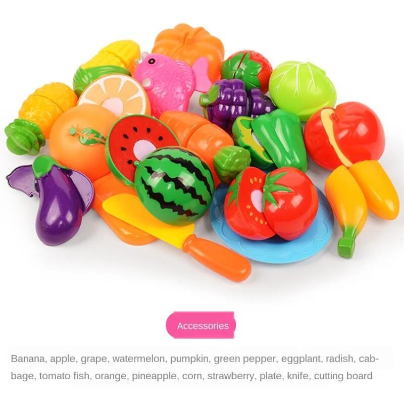 カッティングプレイフードセット 子供用 シミュレーション キ - Kitchen Appliances For Kids のレビューと価格