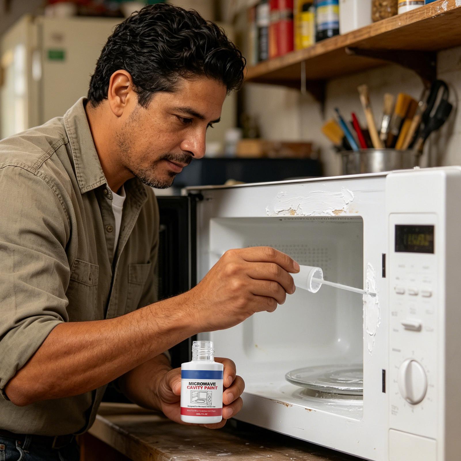 30 ミリリットル高光沢電子レンジ内部空洞タッチアップペイン - Kitchen Appliances Repair のレビューと価格