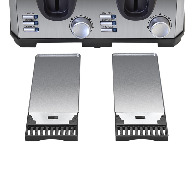 レトロワイドスロットベーグルビッグブレックファーストポップア - Toaster 4 Slice のレビューと価格