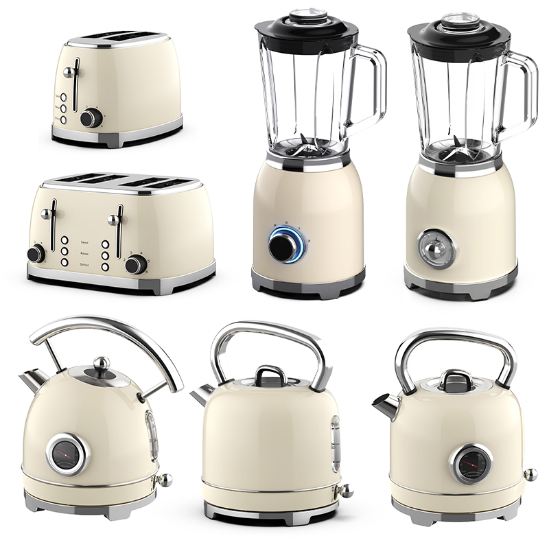 ケトルとトースターセット、ジュースブレンダー、レトロトースタ - Toaster 4 Slice のレビューと価格