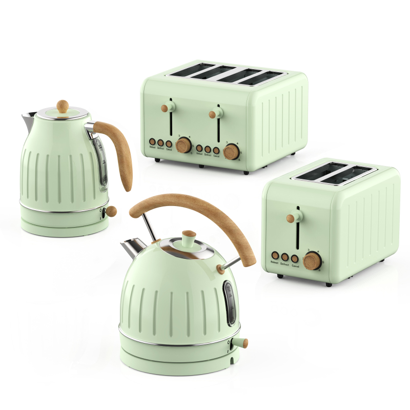 ケトルとトースターセット、ジュースブレンダー、レトロトースタ - Toaster 4 Slice のレビューと価格